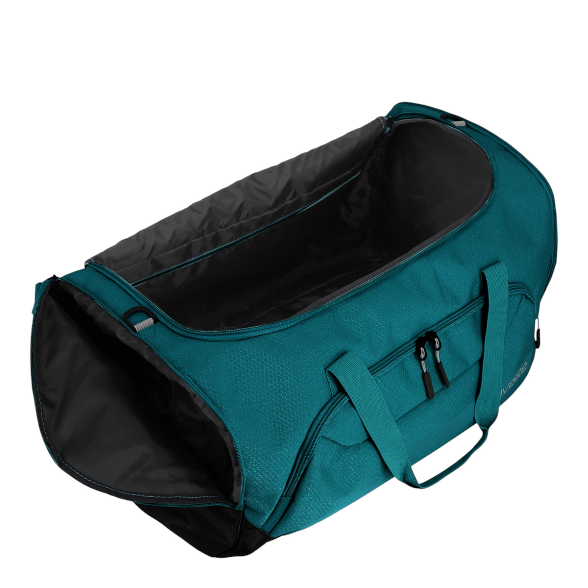 Lieblingstasche Kick Off XL travel bag in teal with a spacious open main compartment and durable fabric construction