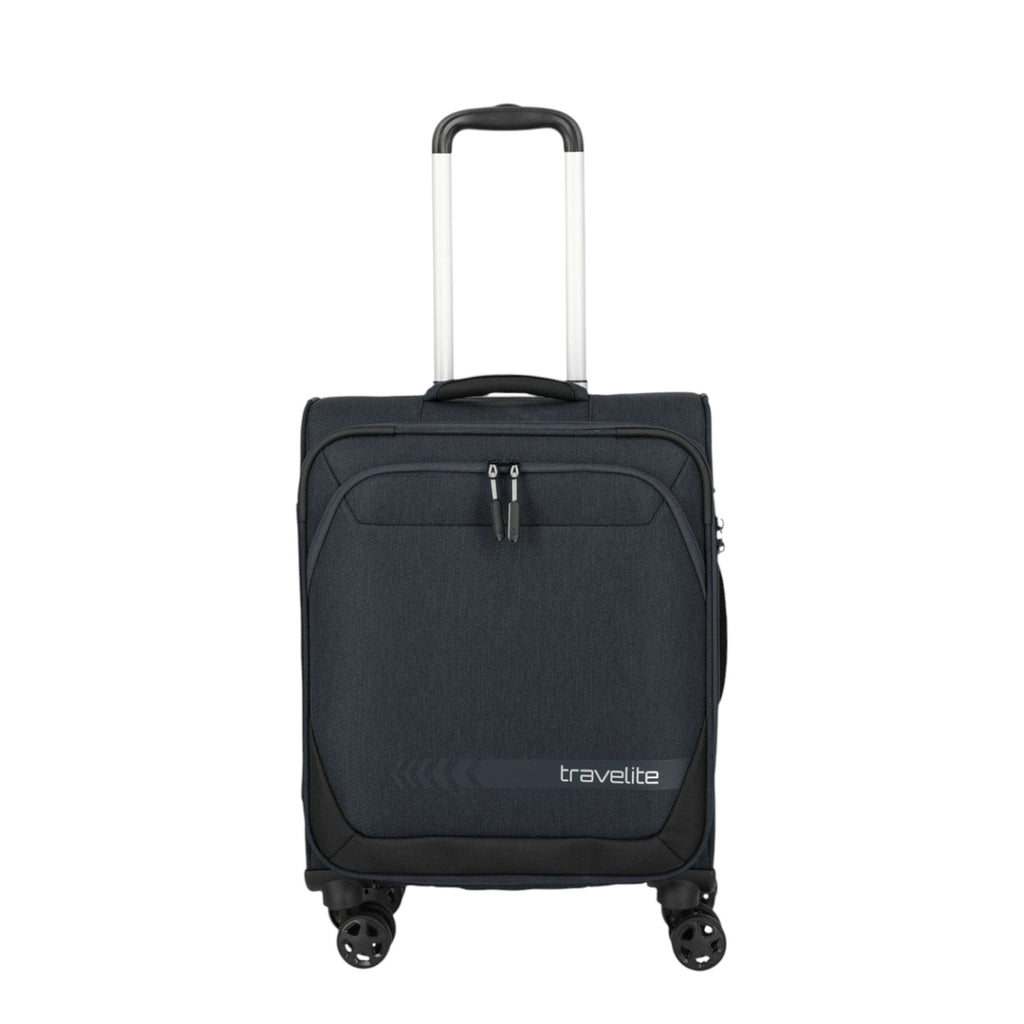 Lieblingstasche KICK OFF 4-wheel small trolley suitcase in dark grey fabric with telescopic handle