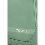 Lieblingstasche Kick Off Trolley 4w S in sage green with a textured honeycomb pattern and travelite logo detail