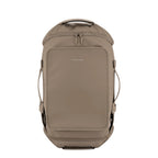 Lieblingstasche Lisbon Duffle Backpack M in taupe with a minimalist design and front zip pocket