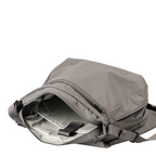 Lieblingstasche Midori RE lite grey crossbody bag with open zippered main compartment and internal laptop sleeve