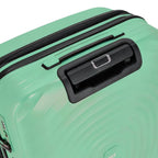 Lieblingstasche Mogens 4W Trolley M suitcase in olive green with TSA lock and telescopic handle.