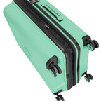 Lieblingstasche Mogens 4W Trolley M, olive green, hard-shell suitcase with TSA lock and four spinner wheels.