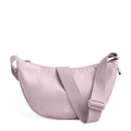 Lieblingstasche Moon Bag Small in light pink with an adjustable crossbody strap and minimalist design