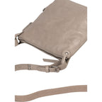 Lieblingstasche Mrs. Chocolate Cookie crossbody bag in taupe leather with adjustable strap and metal hardware