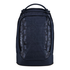 Lieblingstasche Pack Set school backpack in dark navy blue with a geometric circuit board pattern