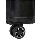 Lieblingstasche NEXIS Spinner 76/28 Exp black suitcase wheel detail with metallic silver hubcap