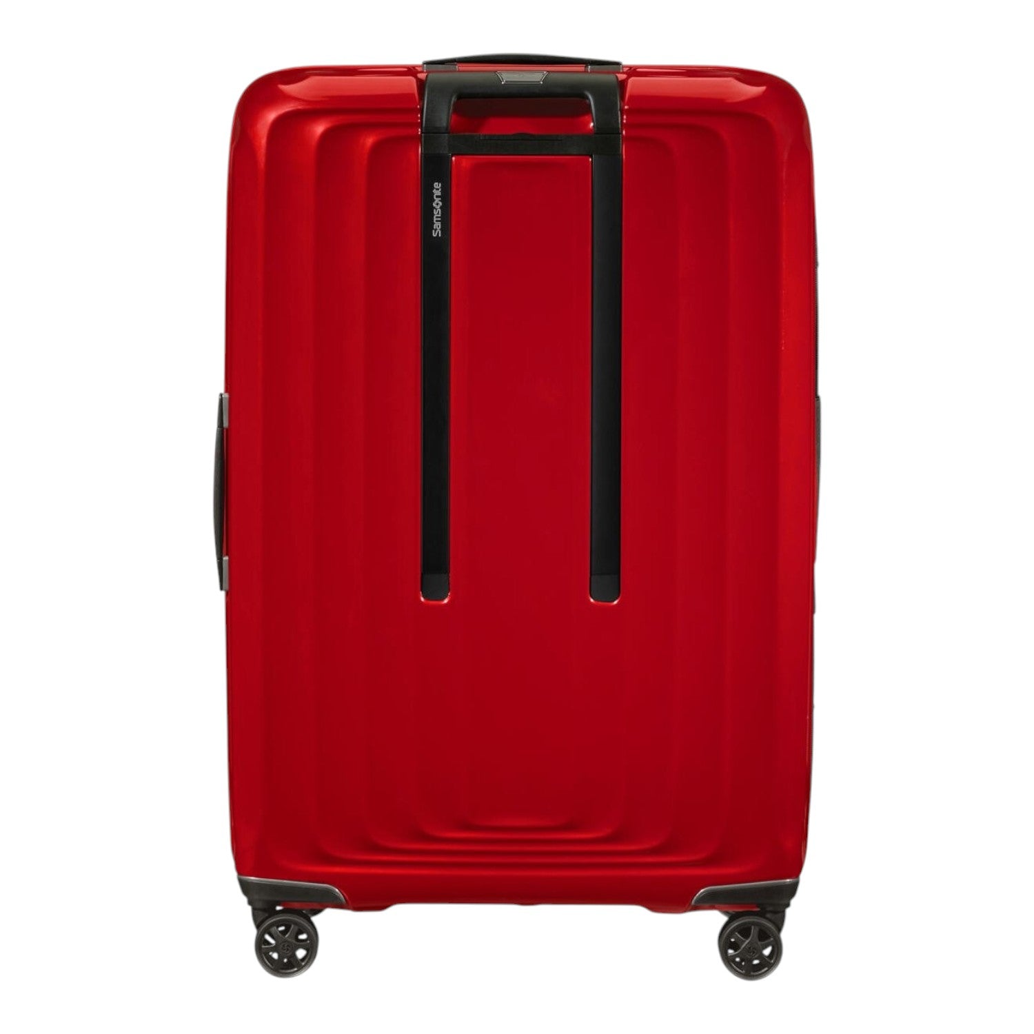 Lieblingstasche NUON Spinner 75/28 large red hardshell suitcase with telescopic handle and four spinner wheels