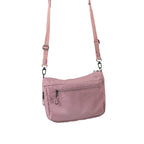 Lieblingstasche Omono RE lite dusty pink crossbody bag with adjustable strap and exterior zippered pocket