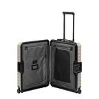 Lieblingstasche OVERSEAS 4w Trolley S20 open beige hard shell suitcase with interior compartments and TSA lock