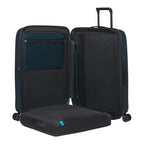Lieblingstasche PRODIVER HS Spinner 75/28 expandable suitcase in dark blue with interior mesh pockets and wheels