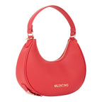 Lieblingstasche Shelby red hobo bag with gold hardware and zip closure.
