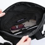 Lieblingstasche Rolltop Easy backpack interior showing laptop compartment, zipper pocket, and organized storage
