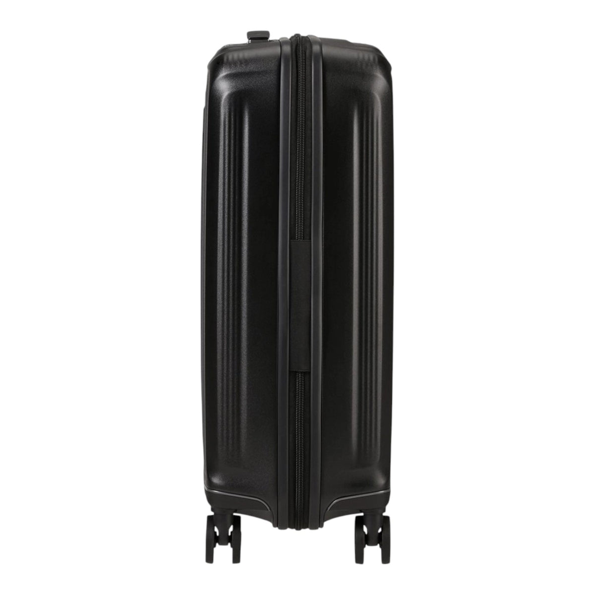 Lieblingstasche Samsonite NUON Spinner 55/20 Exp carry-on suitcase in black with a durable hardshell design.