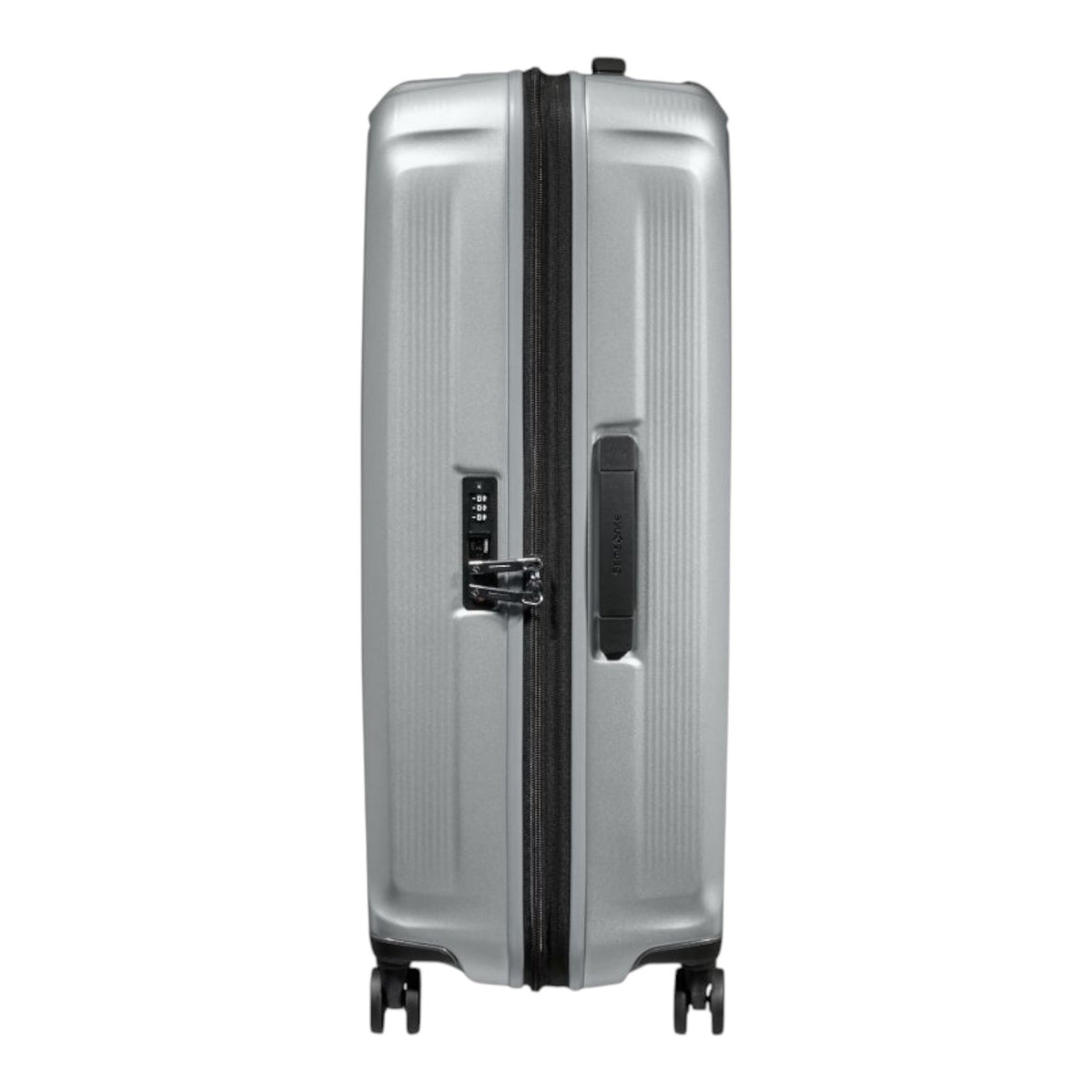 Lieblingstasche Samsonite NUON Spinner 75/28 silver hardshell suitcase with TSA lock and side handle