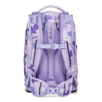 Lieblingstasche satch pack school backpack in purple camo print with ergonomic back system and adjustable chest strap