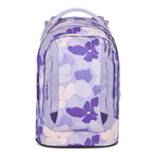 Lieblingstasche satch pack school backpack in purple floral camouflage pattern with ergonomic design