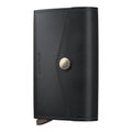 Lieblingstasche Secrid Envelope Original black leather card wallet with snap button closure