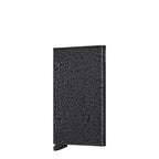Lieblingstasche Secrid Cardprotector Hammerstone in black with a textured, durable aluminium finish for RFID protection
