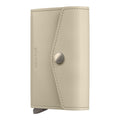 Lieblingstasche Secrid Envelope Original wallet in beige leather with a snap button closure