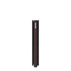 Lieblingstasche Secrid Slimwallet Original in dark brown leather with a slim profile and card protector mechanism