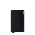Lieblingstasche Secrid Slimwallet Matte in black leather with RFID protection and card mechanism