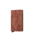 Lieblingstasche Secrid Slimwallet in vintage brown leather with RFID protection and card mechanism