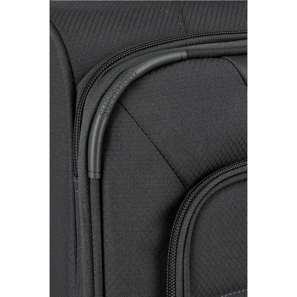 Lieblingstasche Skaii medium expandable trolley suitcase in black featuring a durable superlight frame detail