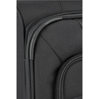 Lieblingstasche Skaii medium expandable trolley suitcase in black featuring a durable superlight frame detail