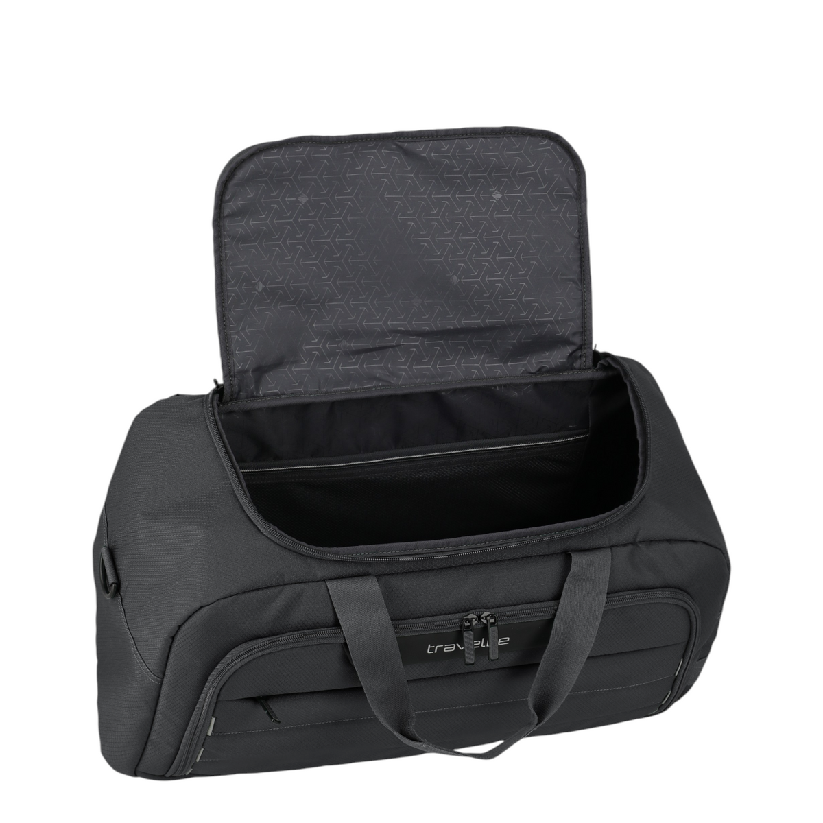 Lieblingstasche Skaii black weekender rucksack with open top compartment and durable fabric construction