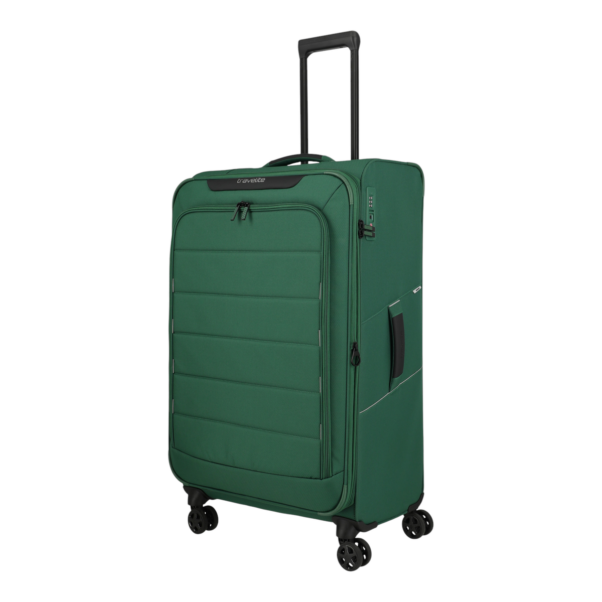 Lieblingstasche Skaii green expandable 4-wheel trolley suitcase with TSA lock and telescopic handle