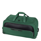 Lieblingstasche Skaii Wheeled Duffle M in green with a front zippered pocket and durable travel design