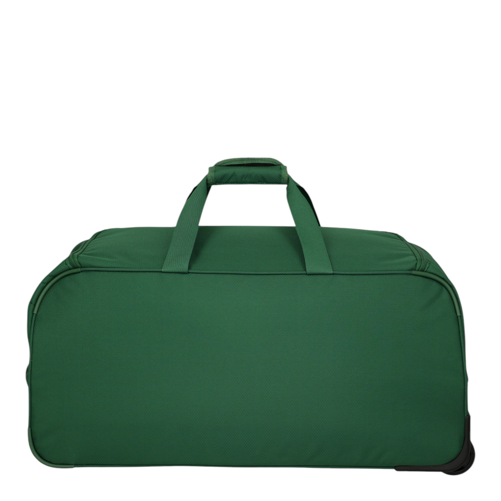 Lieblingstasche Skaii green wheeled duffle bag with durable fabric and top carry handles