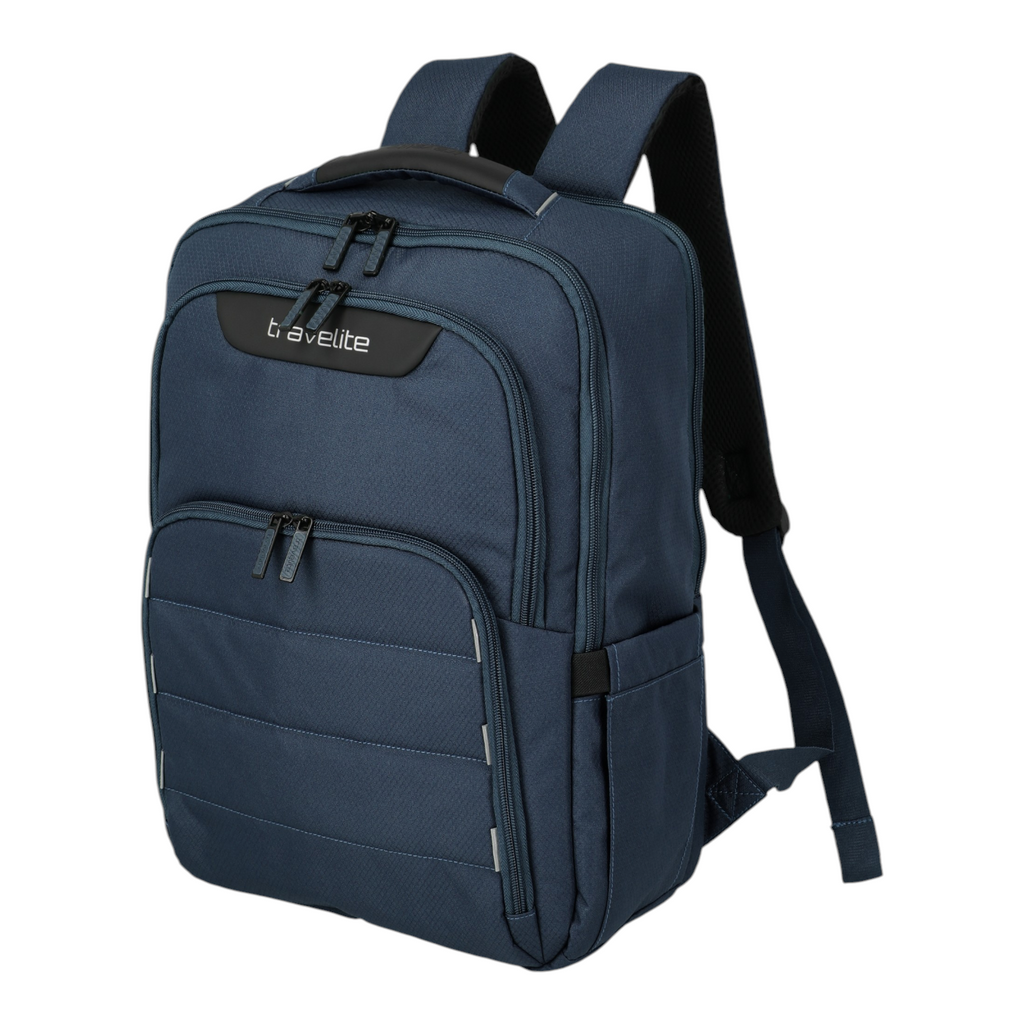 Lieblingstasche Skaii Rucksack M in dark blue with multiple zippered compartments and padded shoulder straps