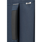 Lieblingstasche Skaii Trolley 4W S in dark blue fabric with a black rubberized handle and Superlight branding detail.