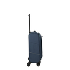 Lieblingstasche Skaii Trolley 4W S in dark blue with four wheels and an extendable handle, side view