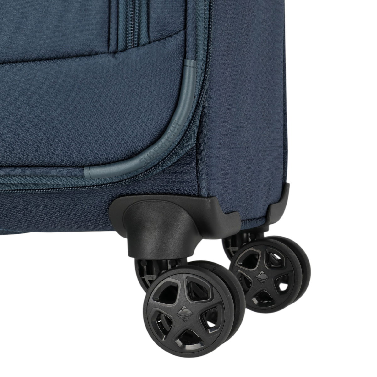 Lieblingstasche Skaii trolley suitcase in dark blue fabric with durable 360-degree spinner wheels