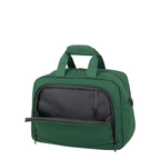 Lieblingstasche Skaii Weekender travel bag in dark green with a front zippered pocket and sturdy top handles