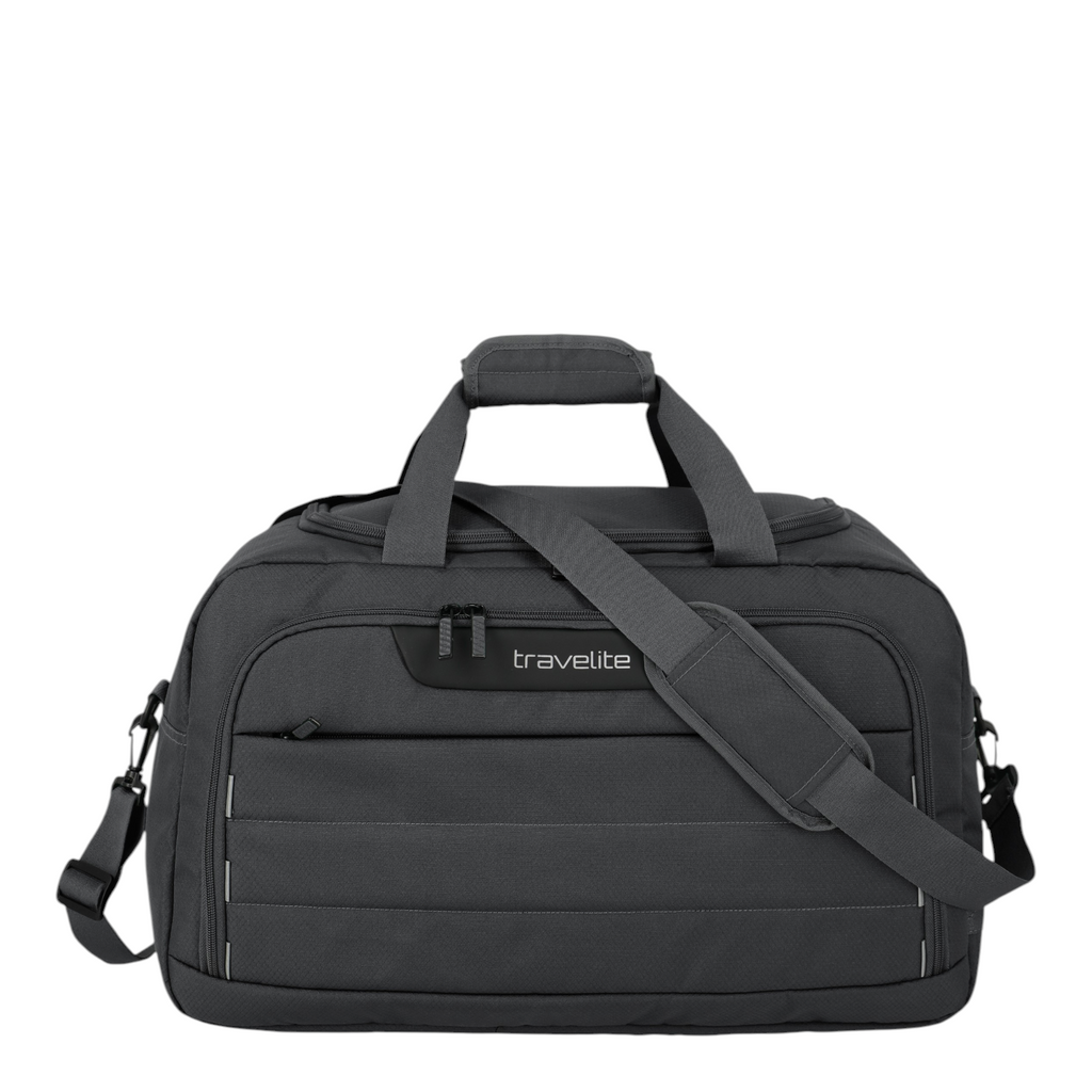 Lieblingstasche Skaii weekender rucksack in dark grey with adjustable shoulder strap and front zip pocket
