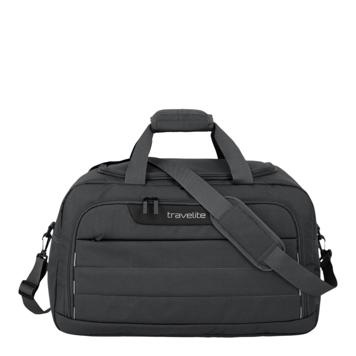 Lieblingstasche Skaii weekender rucksack in dark grey with adjustable shoulder strap and front zip pocket