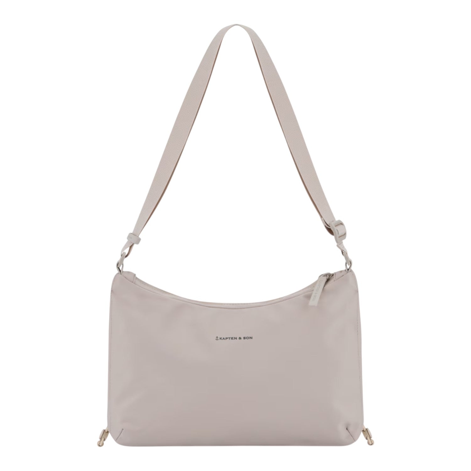 Lieblingstasche Skara Small beige shoulder bag with adjustable strap and minimalist design