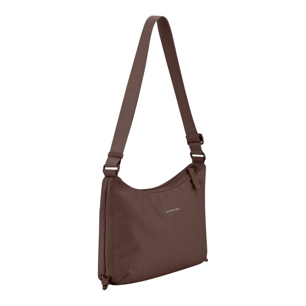 Lieblingstasche Skara Small brown crossbody bag with adjustable strap and minimalist design