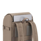 Lieblingstasche Bali Pro taupe backpack with padded straps and laptop compartment