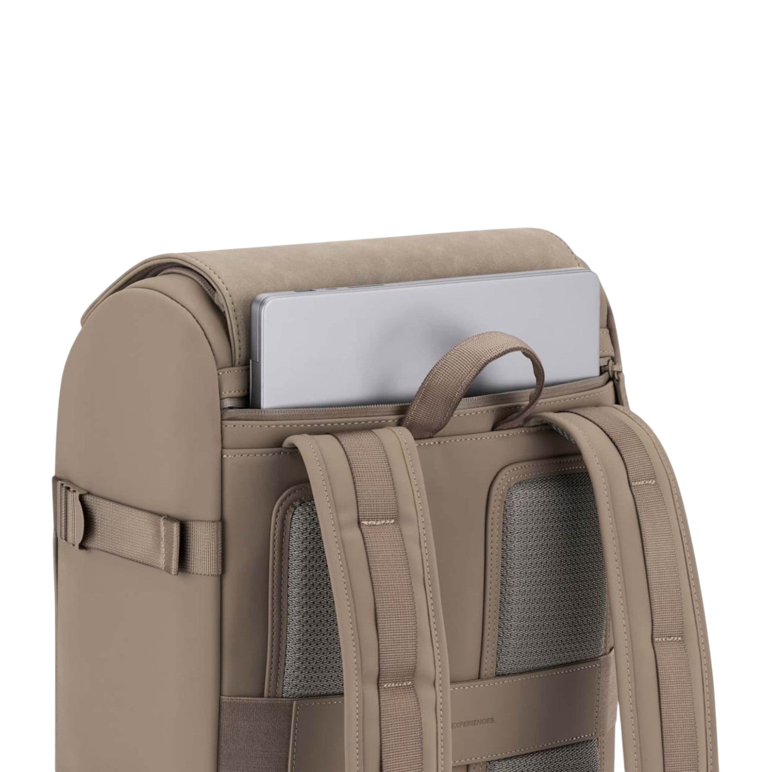 Lieblingstasche Bali Pro taupe backpack with padded straps and laptop compartment