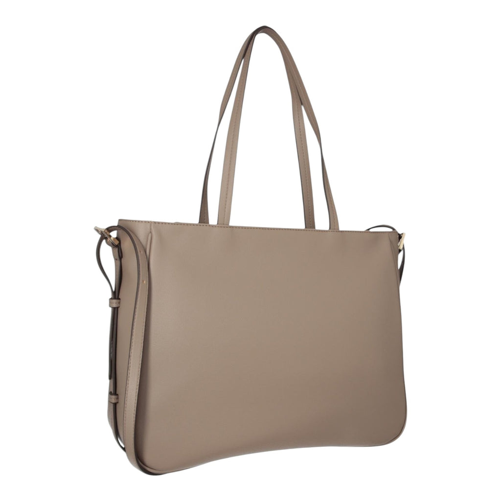 Lieblingstasche Tote L in taupe leather with slim shoulder straps and minimalist design
