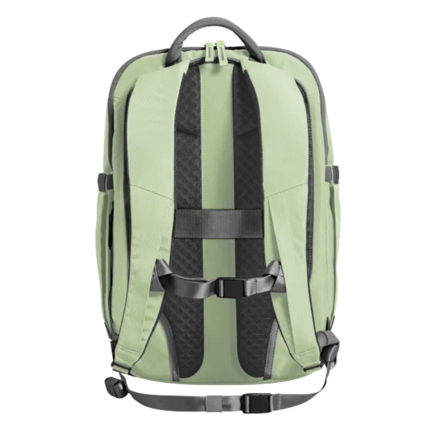Lieblingstasche Tidy22 business backpack in light green with padded shoulder straps and breathable back panel
