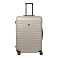 Lieblingstasche TITAN OVERSEAS 4w Trolley L in beige with a ribbed hard shell and four wheels