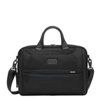 Lieblingstasche Tumi Alpha medium 15-inch black ballistic nylon briefcase with leather handles and shoulder strap