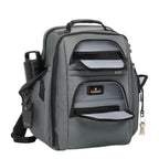 Lieblingstasche Tumi Alpha Brief Pack in grey ballistic nylon with multiple zippered compartments and side pocket