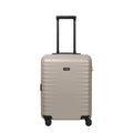 Lieblingstasche UPGRADE 4w Trolley S20 in beige with a hard shell, telescopic handle, and four spinner wheels.